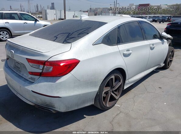 1HGCV2F34KA022948 2019 HONDA ACCORD White Задня права чверть