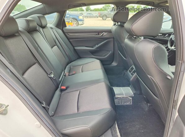 1HGCV2F34KA023632 2019 HONDA ACCORD White Rear seats view