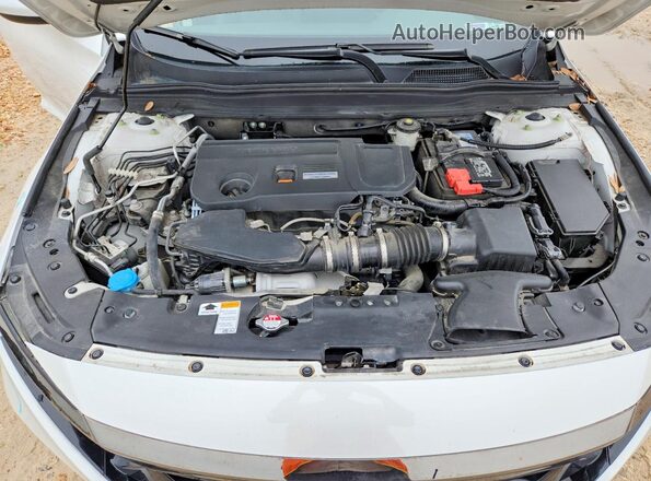 1HGCV2F34KA023632 2019 HONDA ACCORD White Rear interior view