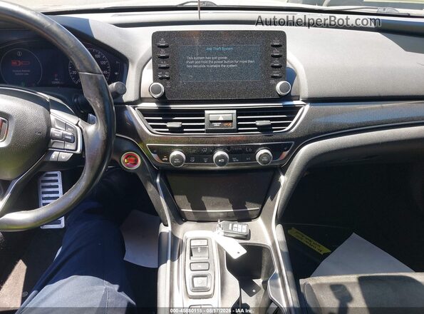 1HGCV2F34LA000207 2020 HONDA ACCORD Gray Widok deski rozdzielczej