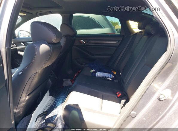 1HGCV2F34LA000207 2020 HONDA ACCORD Gray Widok naklejki z numerem VIN