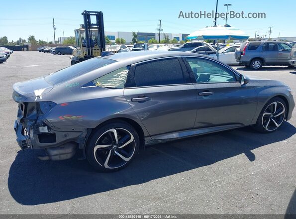 1HGCV2F34LA000207 2020 HONDA ACCORD Gray Widok wnętrza 360 stopni