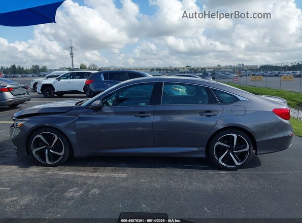 1HGCV2F34LA012129 2020 HONDA ACCORD Gray Vista interior de 360 grados