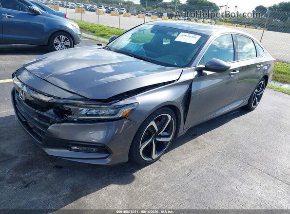 1HGCV2F34LA012129 2020 HONDA ACCORD Gray Vista tres cuartos delantera izquierda