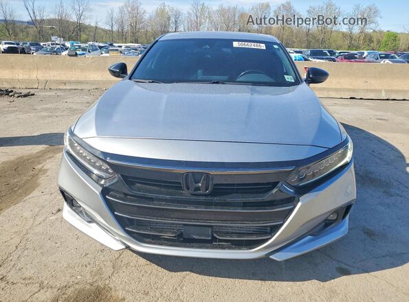 1HGCV2F34MA017297 2021 HONDA ACCORD Silver Vista frontal