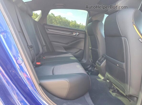 1HGCV2F34NA007788 2022 HONDA ACCORD Blue Widok tylnych siedzeń
