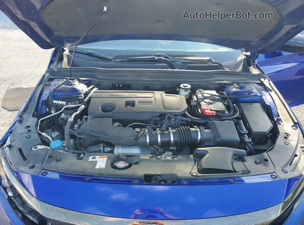 1HGCV2F34NA007788 2022 HONDA ACCORD Blue Widok wnętrza z tyłu