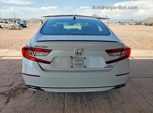 1HGCV2F34NA016846 2022 HONDA ACCORD White უკანა ხედი