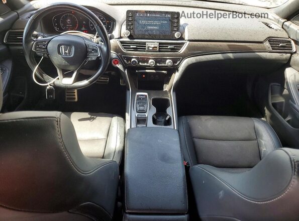 1HGCV2F34NA016846 2022 HONDA ACCORD White წინა პანელის ხედი