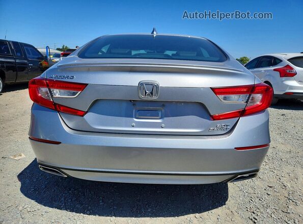 1HGCV2F35KA001672 2019 HONDA ACCORD Silver Widok z tyłu