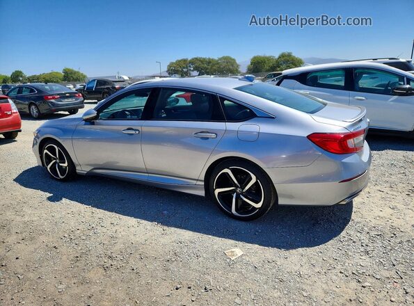 1HGCV2F35KA001672 2019 HONDA ACCORD Silver Tył lewy