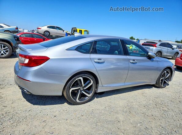 1HGCV2F35KA001672 2019 HONDA ACCORD Silver Tył prawy