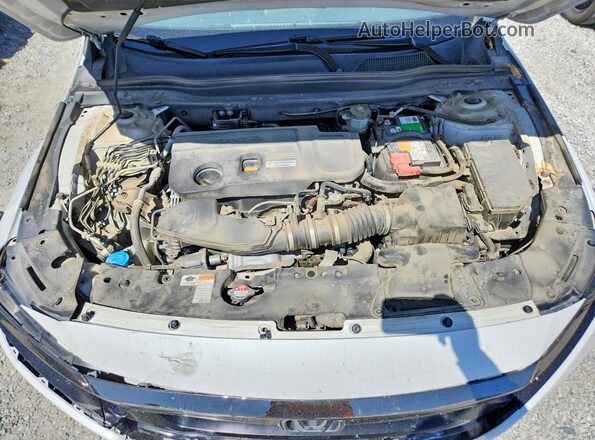 1HGCV2F35KA003809 2019 HONDA ACCORD White Սալոնի հետևի տեսք
