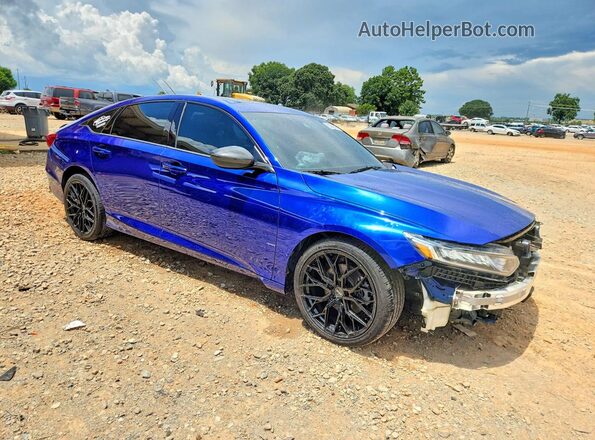 1HGCV2F35LA007747 2020 HONDA ACCORD Blue წინა მარჯვენა