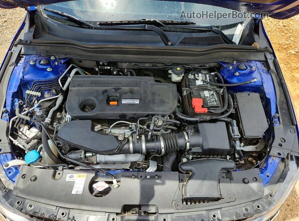 1HGCV2F35LA007747 2020 HONDA ACCORD Blue უკანა სალონის ხედი