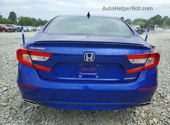 1HGCV2F35MA000461 2021 HONDA ACCORD Blue Vista trasera