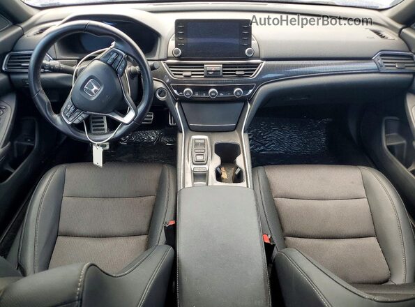 1HGCV2F35MA000461 2021 HONDA ACCORD Blue Vista del salpicadero