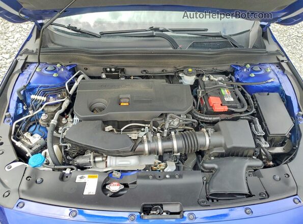 1HGCV2F35MA000461 2021 HONDA ACCORD Blue Vista interior trasera