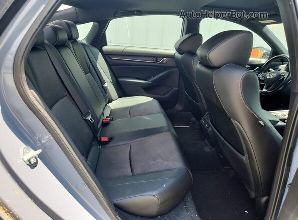 1HGCV2F35MA010357 2021 HONDA ACCORD Blue Widok tylnych siedzeń