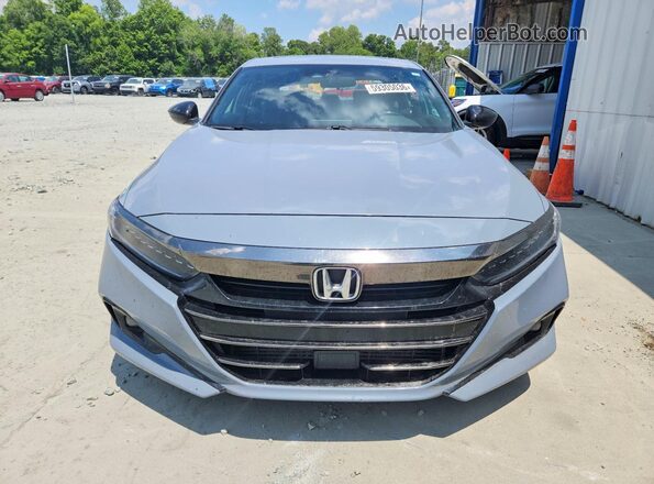 1HGCV2F35MA010357 2021 HONDA ACCORD Blue Widok z przodu