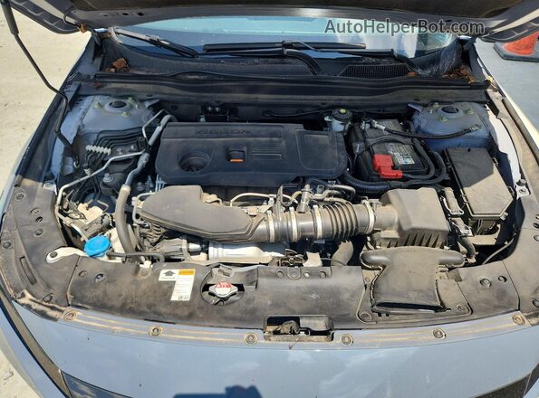 1HGCV2F35MA010357 2021 HONDA ACCORD Blue Widok wnętrza z tyłu