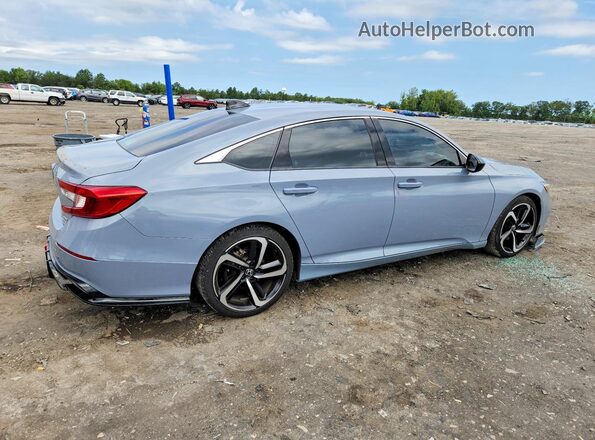 1HGCV2F35MA029670 2021 HONDA ACCORD Gray Հետևի աջ