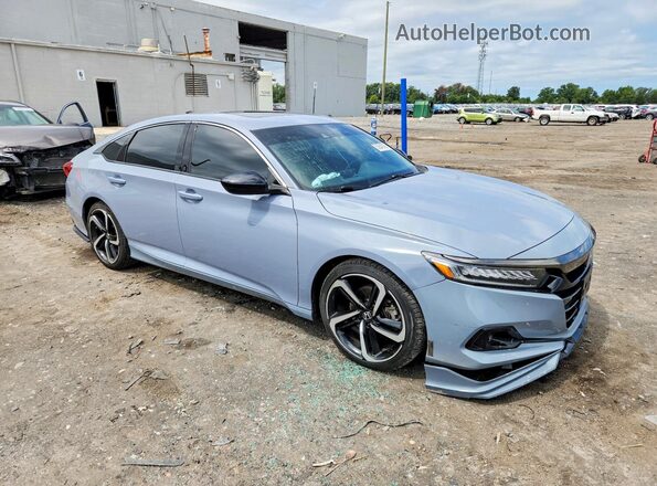 1HGCV2F35MA029670 2021 HONDA ACCORD Gray Առջևի աջ