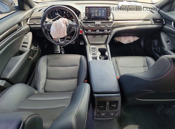 1HGCV2F35MA029670 2021 HONDA ACCORD Gray Առջևի վահանակի տեսք