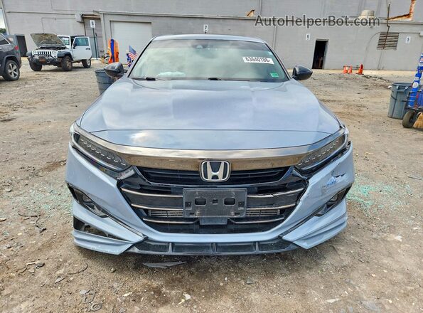 1HGCV2F35MA029670 2021 HONDA ACCORD Gray Դիմացի տեսք