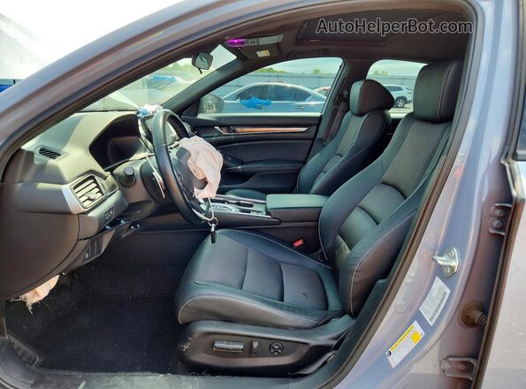 1HGCV2F35MA029670 2021 HONDA ACCORD Gray Սալոնի դիմացի տեսք