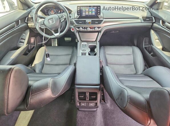 1HGCV2F35NA023644 2022 HONDA ACCORD Gray Widok deski rozdzielczej