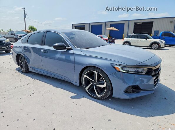 1HGCV2F35NA023644 2022 HONDA ACCORD Gray Przód prawy