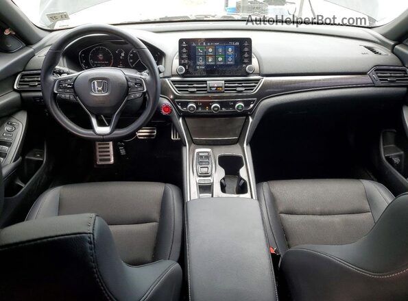 1HGCV2F35NA024616 2022 HONDA ACCORD Black Вид панелі приладів