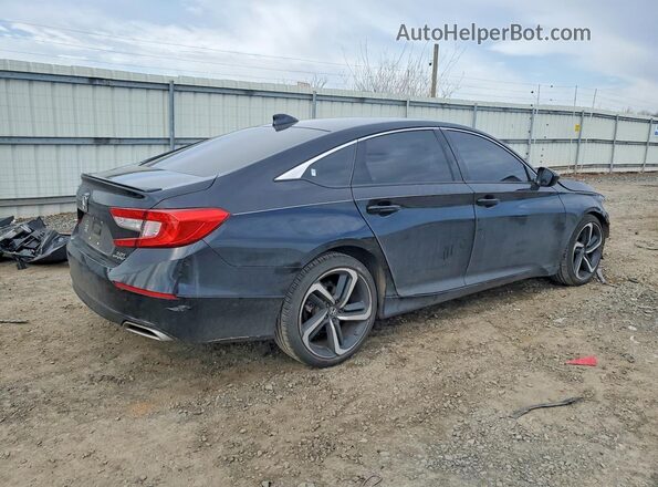 1HGCV2F35NA024616 2022 HONDA ACCORD Black Задня права чверть