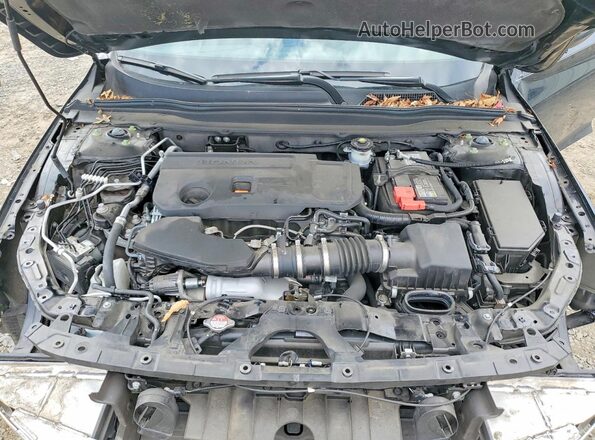 1HGCV2F35NA024616 2022 HONDA ACCORD Black Вид задньої частини салону