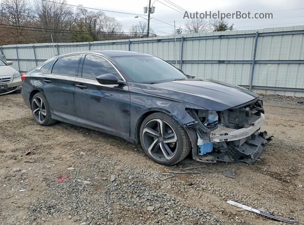 1HGCV2F35NA024616 2022 HONDA ACCORD Black Передня права чверть