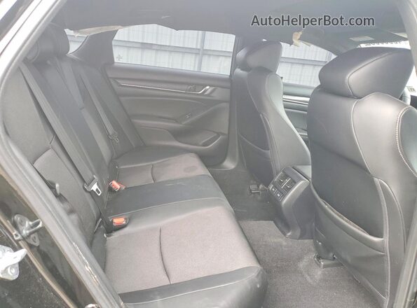 1HGCV2F35NA024616 2022 HONDA ACCORD Black Вид задніх сидінь
