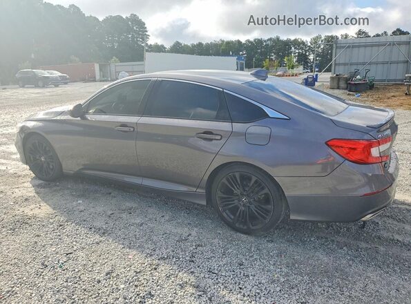 1HGCV2F36JA048854 2018 HONDA ACCORD Gray უკანა მარცხენა