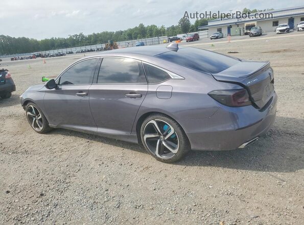 1HGCV2F36JA049390 2018 HONDA ACCORD Gray Tył lewy
