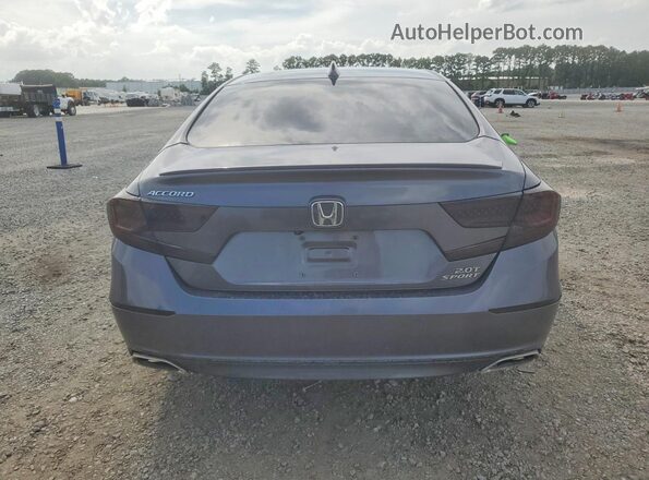 1HGCV2F36JA049390 2018 HONDA ACCORD Gray Widok z tyłu