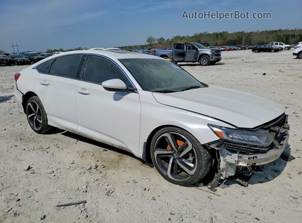 1HGCV2F36KA032722 2019 HONDA ACCORD White Առջևի աջ