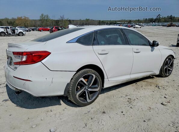 1HGCV2F36KA032722 2019 HONDA ACCORD White Հետևի աջ