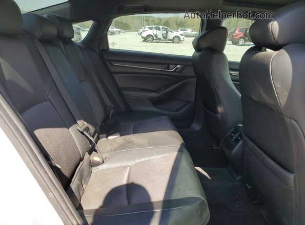 1HGCV2F36KA032722 2019 HONDA ACCORD White Հետևի նստատեղերի տեսք