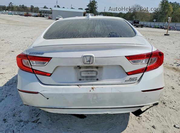 1HGCV2F36KA032722 2019 HONDA ACCORD White Հետևի տեսք