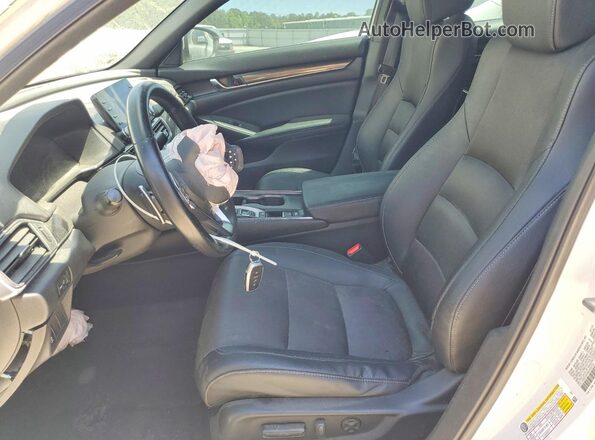 1HGCV2F36KA032722 2019 HONDA ACCORD White Սալոնի դիմացի տեսք