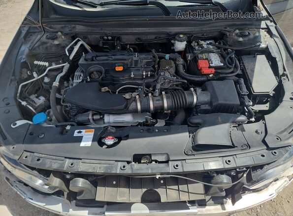 1HGCV2F36LA010771 2020 HONDA ACCORD Black უკანა სალონის ხედი