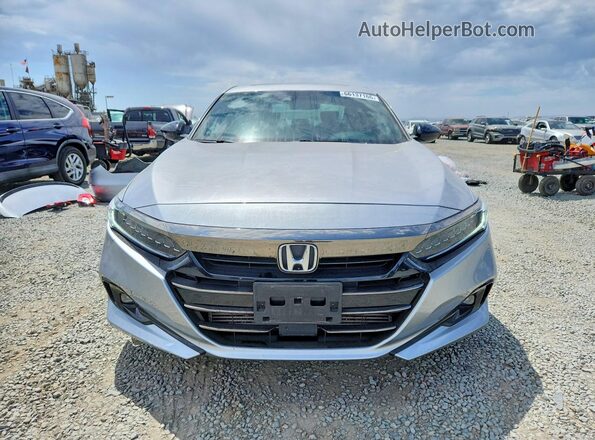 1HGCV2F36MA004759 2021 HONDA ACCORD Silver Вид спереду