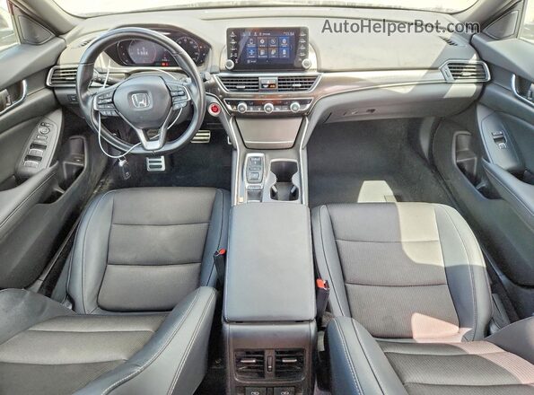 1HGCV2F36MA004759 2021 HONDA ACCORD Silver Вид панелі приладів