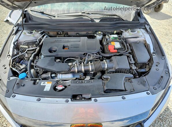 1HGCV2F36MA004759 2021 HONDA ACCORD Silver Вид задньої частини салону