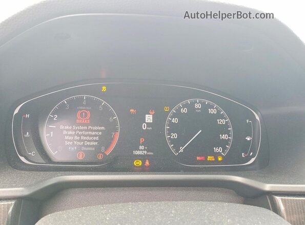 1HGCV2F36MA033775 2021 HONDA ACCORD White Vista del cuadro de instrumentos